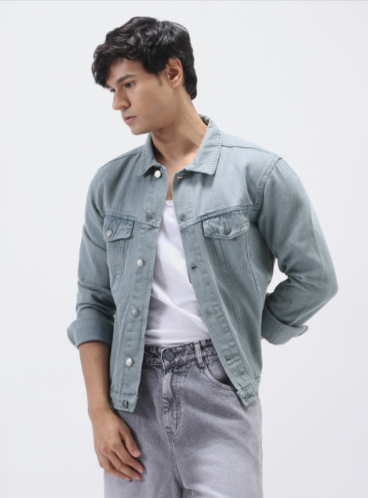 Men Regular Fit Zip-Front Track Jacket
